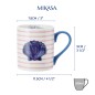 Mikasa Shell Straight-Sided Porcelain Mug, 280ml