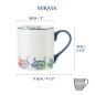 Mikasa Bike Straight-Sided Porcelain Mug, 280ml