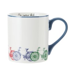 Mikasa Bike Straight-Sided Porcelain Mug, 280ml