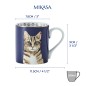 Mikasa Cat Straight-Sided Porcelain Mug, 280ml