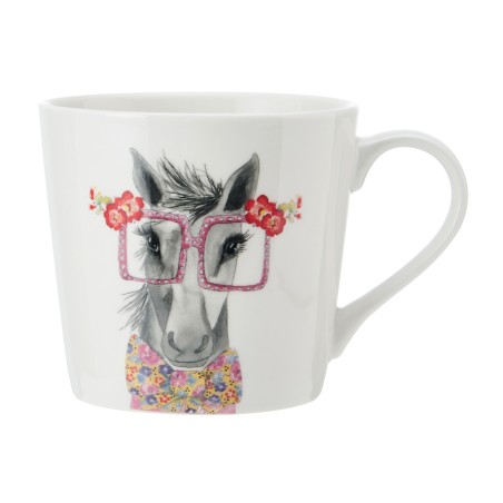 Mikasa Tipperleyhill Horse Print Porcelain Mug, 380ml