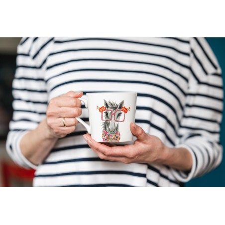 Mikasa Tipperleyhill Horse Print Porcelain Mug, 380ml