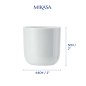 Mikasa Chalk 4pc Porcelain Egg Cup Set, 5cm, White