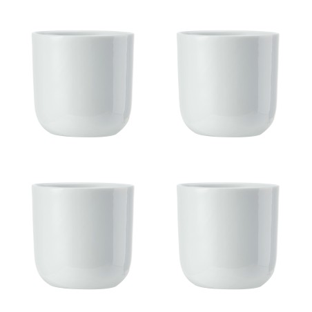 Mikasa Chalk 4pc Porcelain Egg Cup Set, 5cm, White