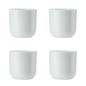 Mikasa Chalk 4pc Porcelain Egg Cup Set, 5cm, White