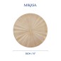 Mikasa 4-Piece Round PU Gold Placemat Set, 38cm