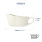 Mikasa Cranborne Stoneware Gravy Boat, 300ml, Cream