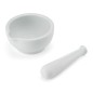 Mikasa Chalk Porcelain Pestle and Mortar, White