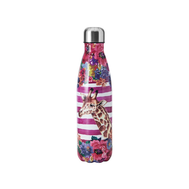 Mikasa Wild at Heart Giraffe Water Bottle, 500ml