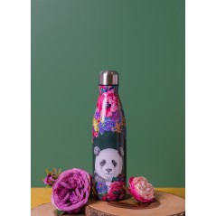 Mikasa Wild at Heart Panda Water Bottle, 500ml