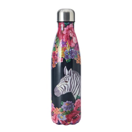 Mikasa Wild at Heart Zebra Water Bottle, 500ml