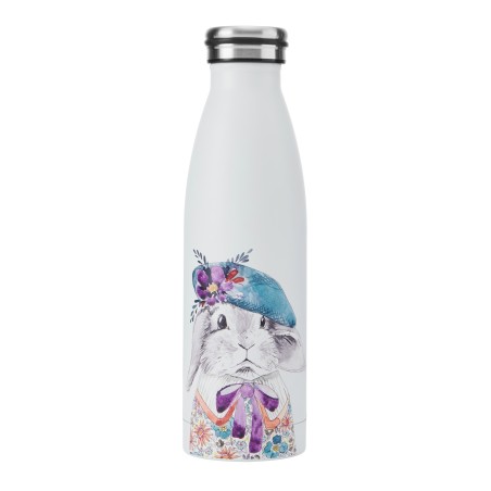 Mikasa Tipperleyhill Rabbit Double-Walled Stainless Steel Bottle, 500ml