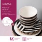 Mikasa Luxe Deco 12-Piece China Dinner Set