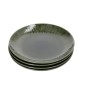 Mikasa Jardin Stoneware 4-Piece Dinner Plate Set, 27cm, Green