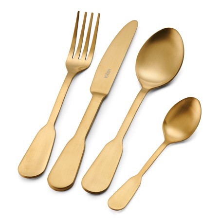 Mikasa Soho Gold Stainless Steel Cutlery Set, 16 Piece