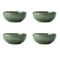 Mikasa Jardin Stoneware 4-Piece Cereal Bowl Set, 15cm, Green