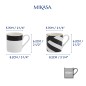 Mikasa Luxe Deco 4-Piece China Mug Set, 380ml