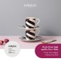 Mikasa Luxe Deco China Espresso Cups and Saucers with Geometric Stripe, Set of 2, 100ml