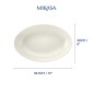 Mikasa Cranborne Stoneware Serving Bowl, 30.5cm, Cream