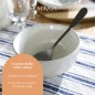 Mikasa Cranborne 4-Piece Stoneware Cereal Bowl Set, 15cm, Cream