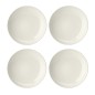 Mikasa Cranborne 4-Piece Stoneware Pasta Bowl Set, 24cm, Cream