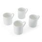 Mikasa Egret 4-Piece China Mug Set, 380ml, White