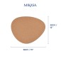 Mikasa Pebble-Shaped Cork Placemats, Set of 4, Natural