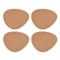 Mikasa Pebble-Shaped Cork Placemats, Set of 4, Natural