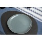 Mikasa Pebble-Shaped PU Placemats, Set of 4, Grey