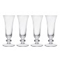 Mikasa Salerno 4-Piece Crystal Champagne Glass Set, 170ml