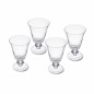 Mikasa Salerno 4-Piece Crystal Wine Glass Set, 260ml