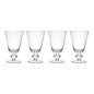 Mikasa Salerno 4-Piece Crystal Wine Glass Set, 260ml