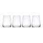 Mikasa Palermo 4-Piece Stemless Wine Glass Set, 350ml