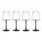 Mikasa Palermo 4-Piece Crystal White Wine Glass Set, 450ml