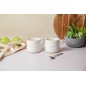 Mikasa Farmhouse Star Stoneware Mugs, Set of 2, 380ml, White