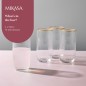 Mikasa Sorrento 4-Piece Crystal Highball Glass Set, 510ml