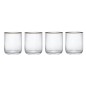 Mikasa Sorrento 4-Piece Crystal Tumbler Glass Set, 400ml