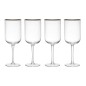 Mikasa Sorrento 4-Piece Crystal White Wine Glass Set, 400ml