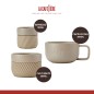 La Cafetière 3pc Family Mug Set, 380ml, 200ml and 100ml, Almond