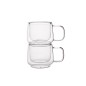 La Cafetière 2pc Siena Double-Walled Espresso Glasses Set, 100ml