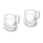 La Cafetière 2pc Siena Double-Walled Espresso Glasses Set, 100ml