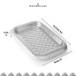 MasterClass Recycled Aluminium Small Baking Tray, 23x15cm