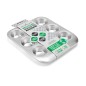 MasterClass Recycled Aluminium 9-Hole Muffin Tin, 24x22cm