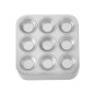 MasterClass Recycled Aluminium 9-Hole Muffin Tin, 24x22cm