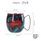 Mikasa x Sarah Arnett Stainless Steel Moscow Mule Mug, 450ml, Lips