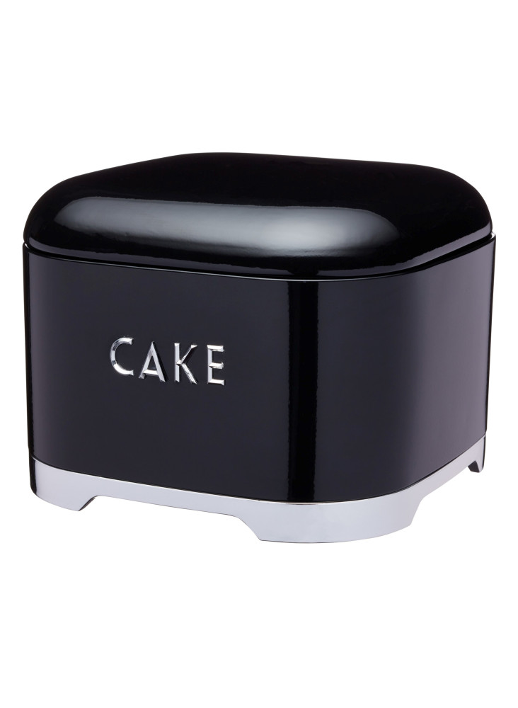 Lovello Steel Cake Tin - Midnight Black