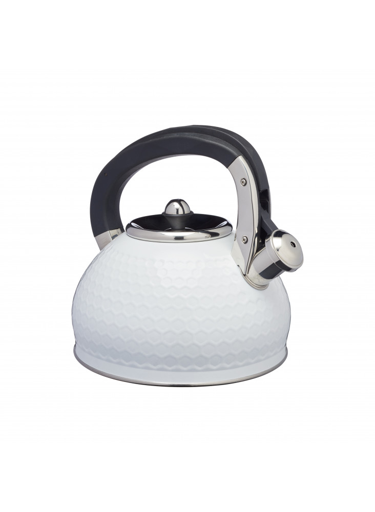 Lovello Textured Stove Top Kettle - Ice White