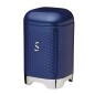 Lovello Textured Sugar Tin Canister - Midnight Navy