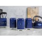 Lovello Textured Coffee Tin Canister - Midnight Navy