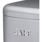 Lovello Textured Steel Cake Tin - Shadow Grey